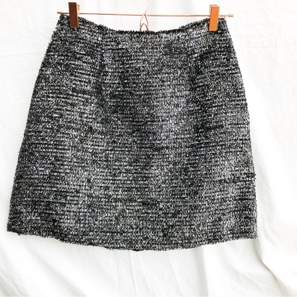 ANTHROPOLOGIE | NWT HUTCH SAINT MICHEL METALLIC TINSEL SKIRT SMALL - Picture 6 of 11
